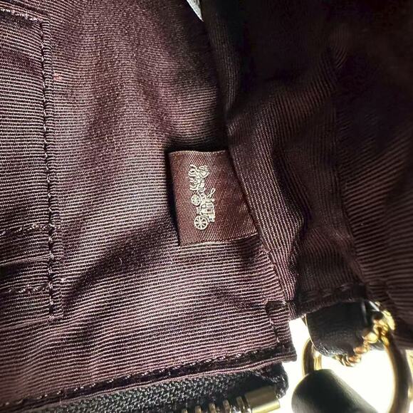 Coach Nolita 19 In Signature Leather/Gold/BLack CZ456 Wristlet/Shoulder Bag NWT - Picture 7 of 8